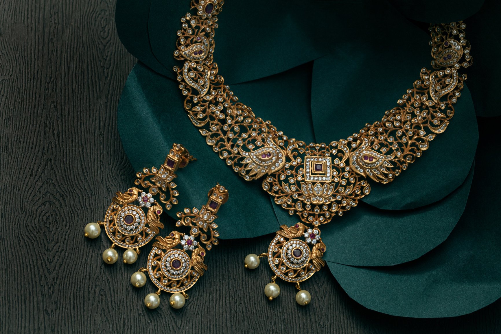 ethnic jewellery in low light